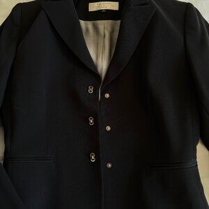 Tahari black skirt suite, size 2P